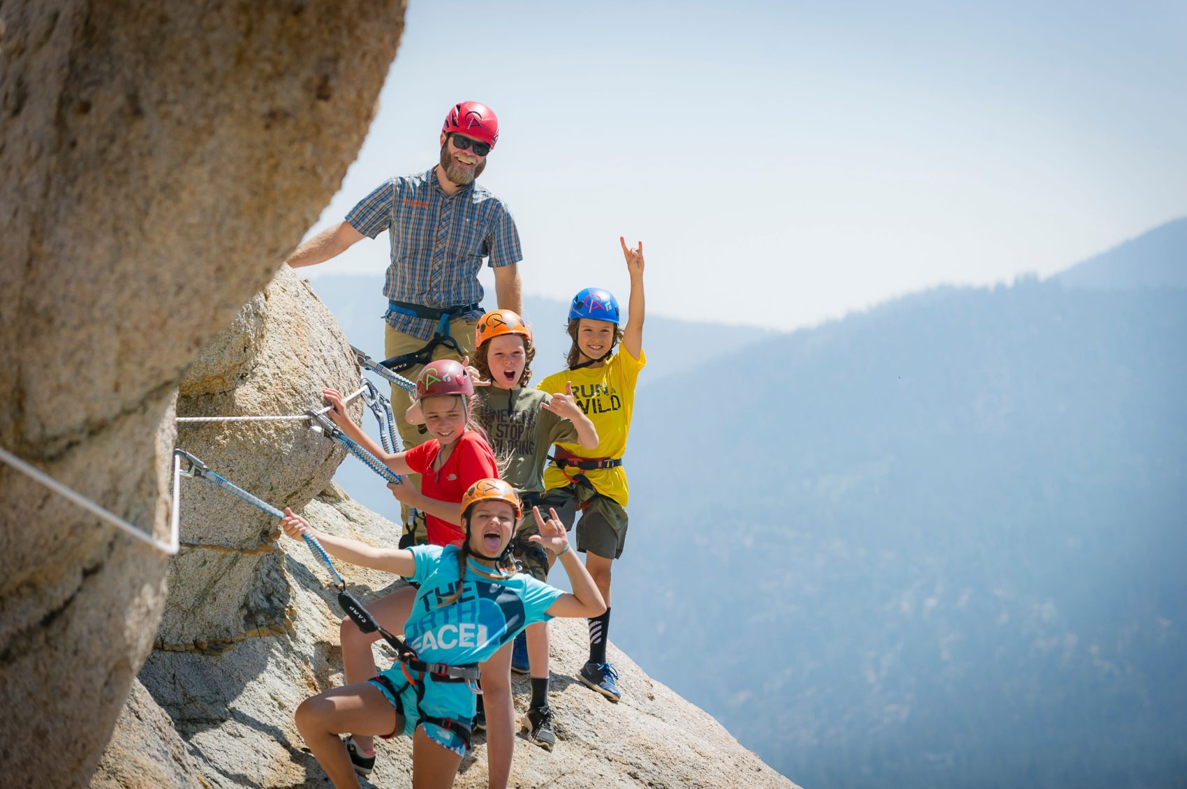 Alpenglow Expeditions, Via Ferrata, Squaw Valley, tram face, california