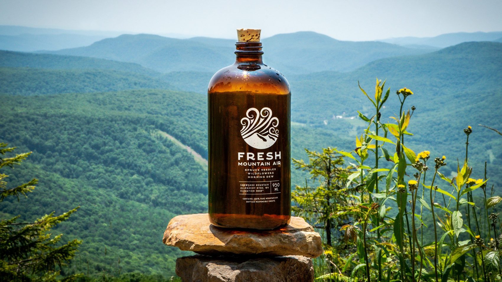 snowshoe, West Virginia, bottled air
