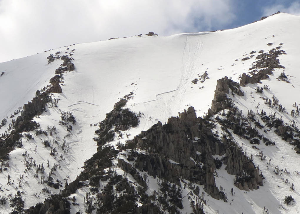 avalanche, Sierra Nevada, california, pct