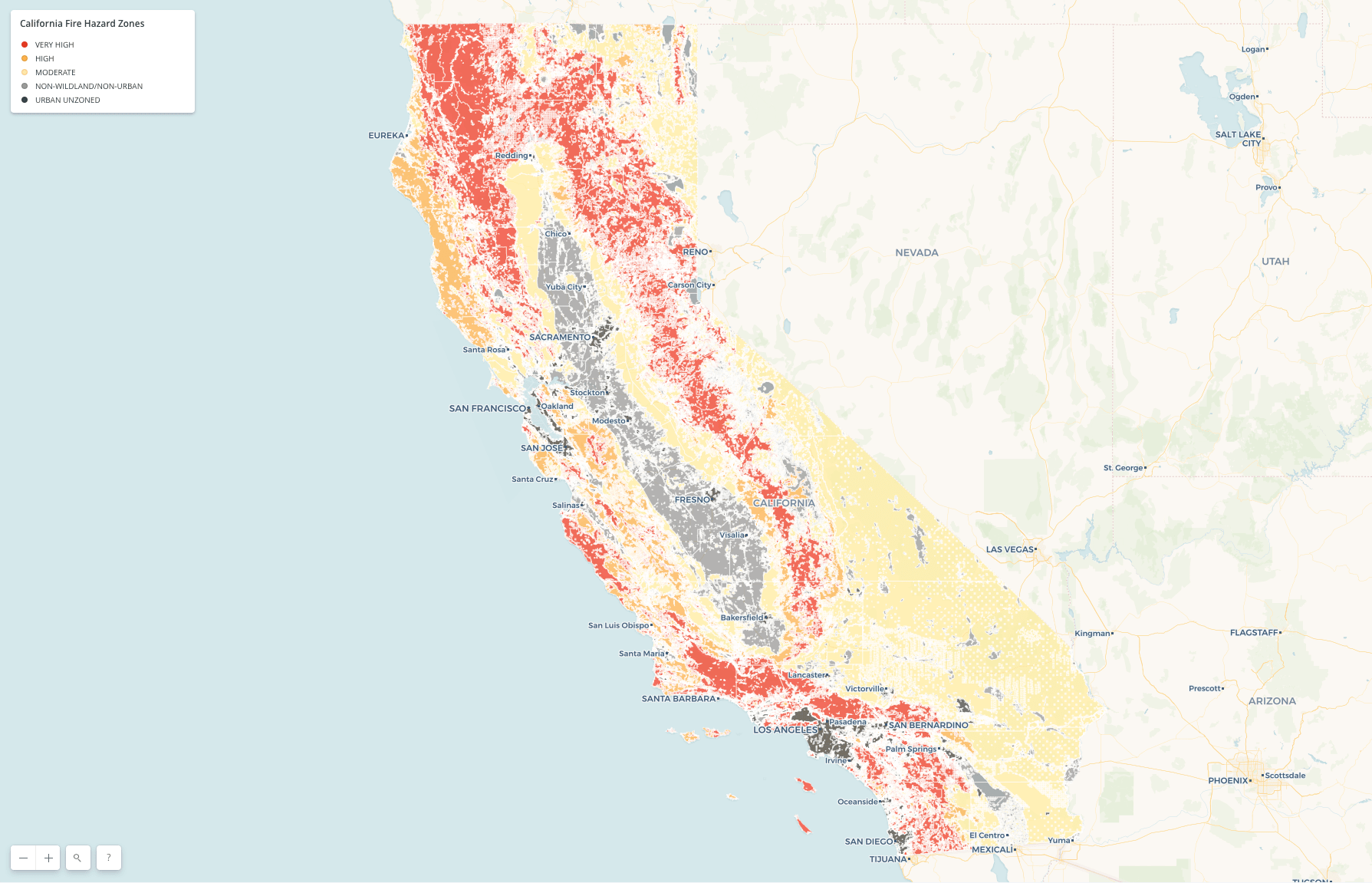 What S Your Risk Of Fire California Wildfire Hazard And Risk Map About To Get A Huge Upgrade Snowbrains