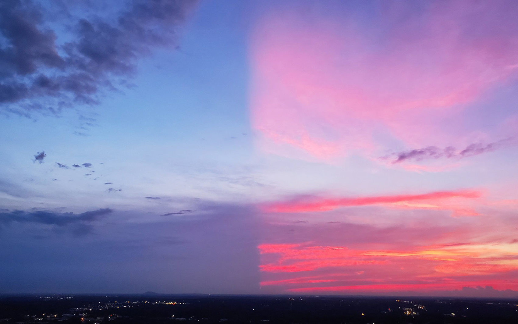 split sunset, sunset, photograph