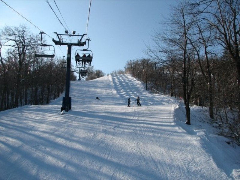 Wachusett, chairlift, fall