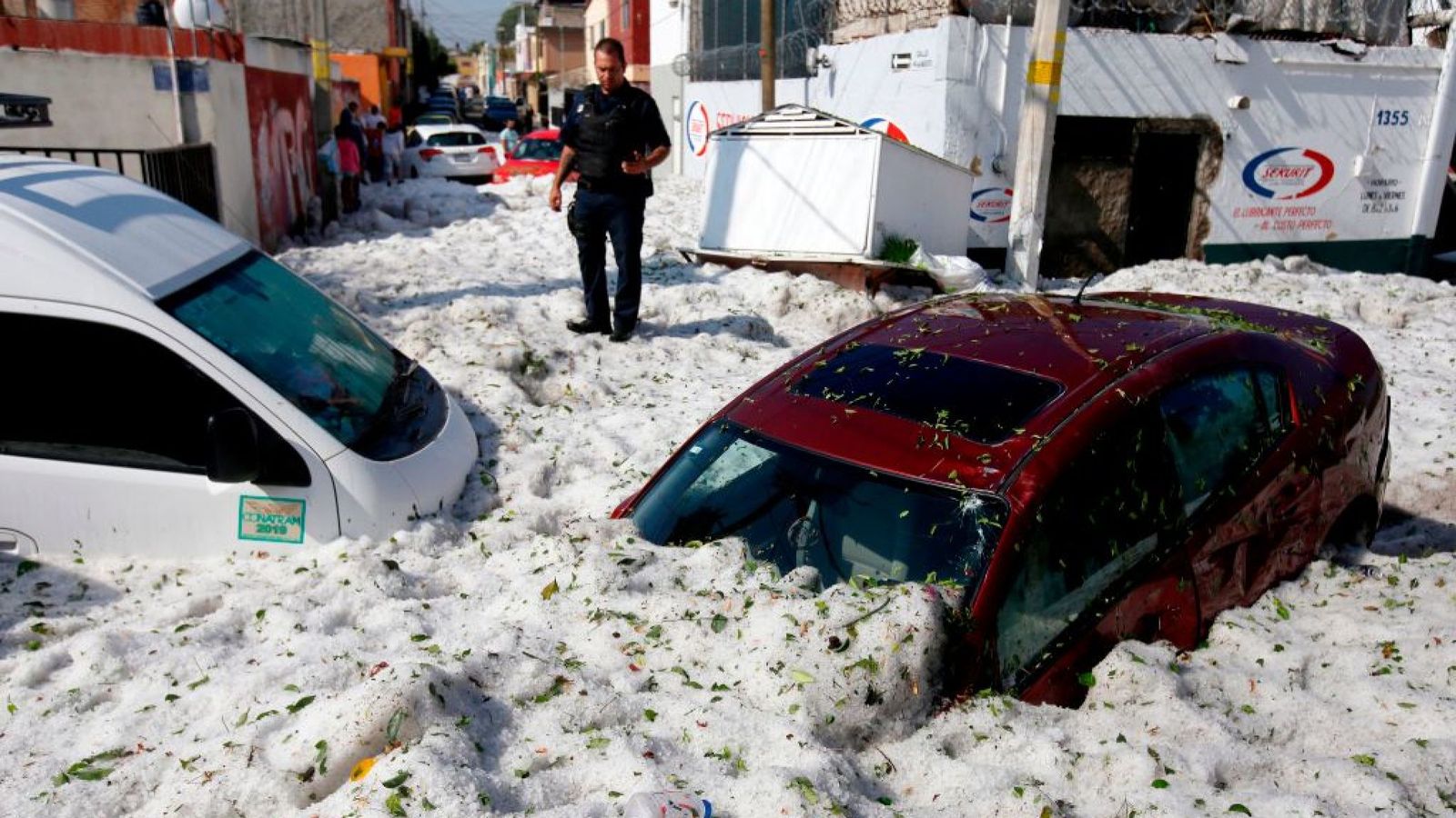 Mexico, hail,