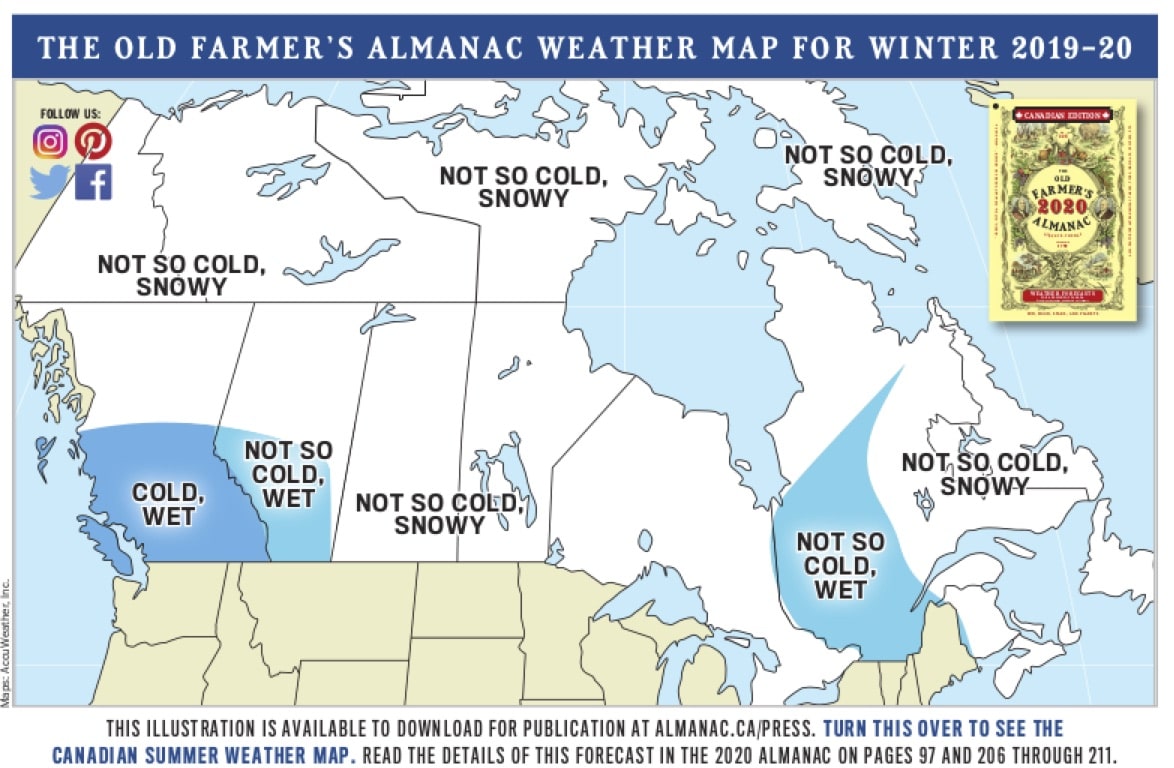 Old Farmer's Almanac 2022/23 Winter Forecast: A Winter of 2 Halves -  SnowBrains