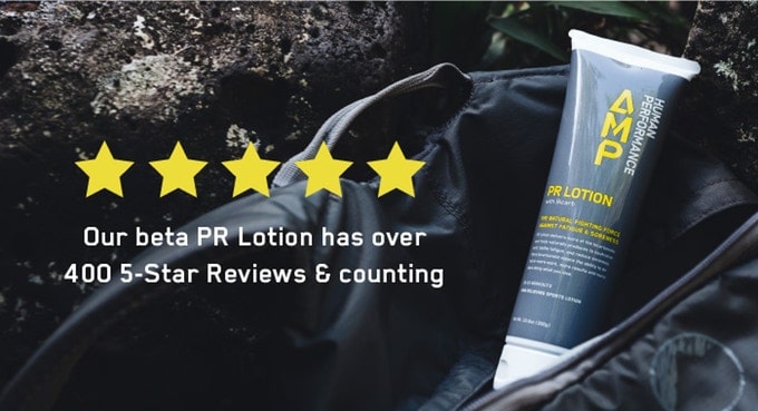 pr lotion, amp human performance