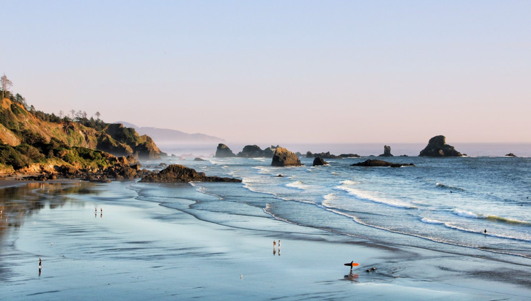 A beach in Oregon