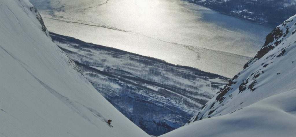 prisvärd heli-skidåkning i Sverige 