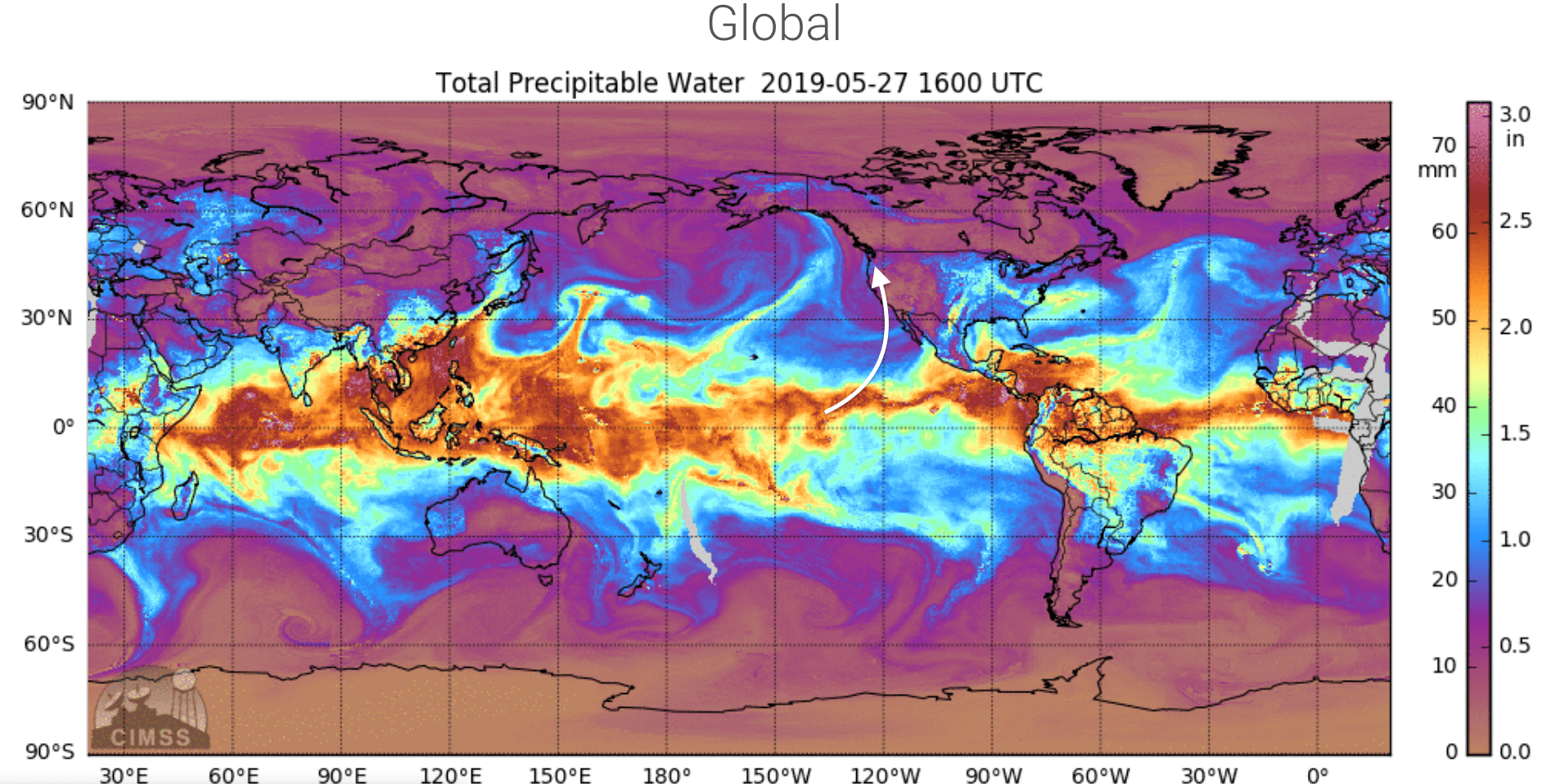 Atmospheric river, megastorm to western us