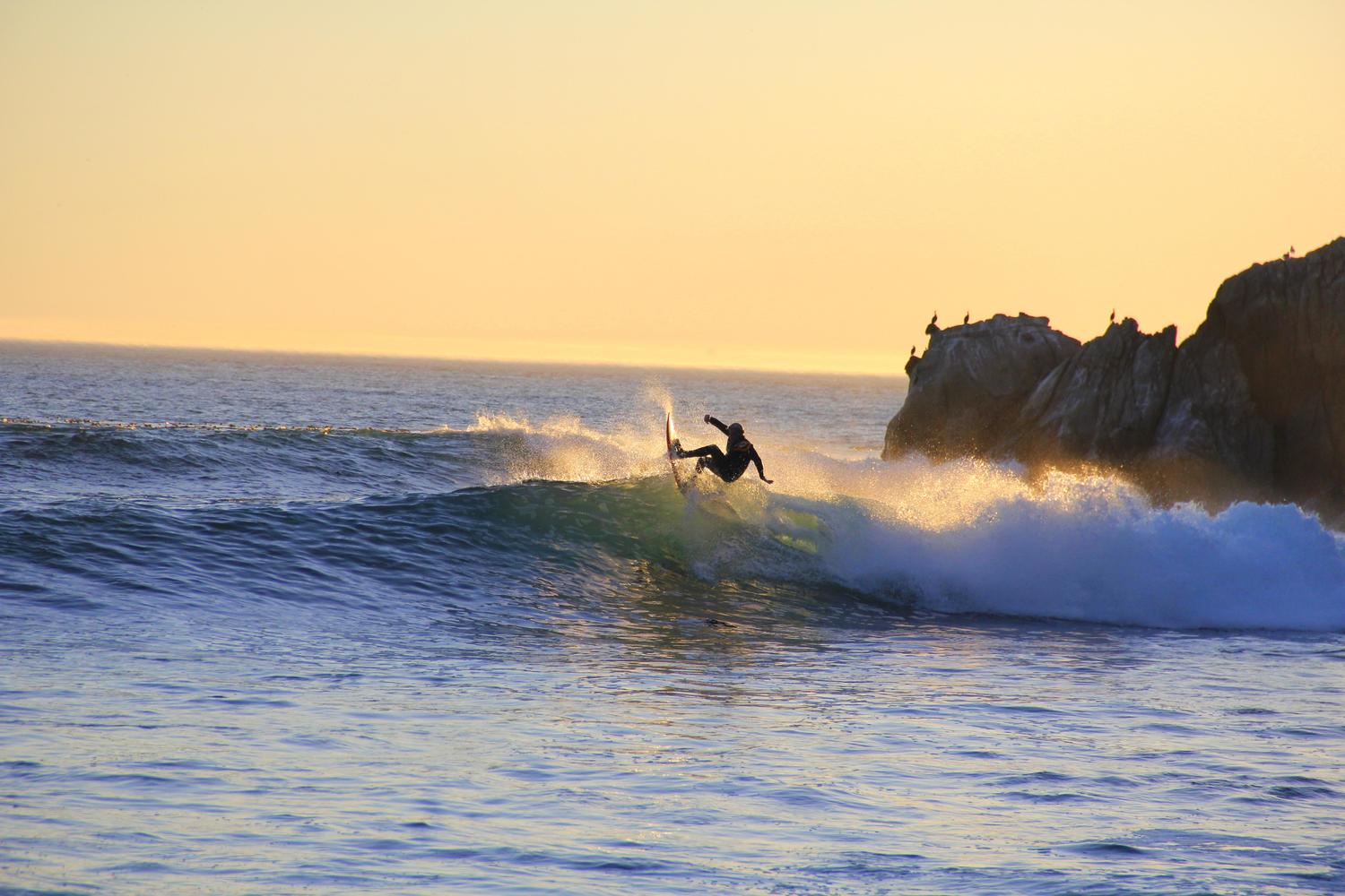 Surfing the Oregon Coast 