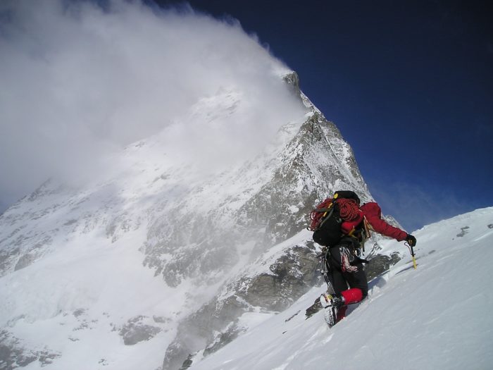 Mountaineering Gear, crowded