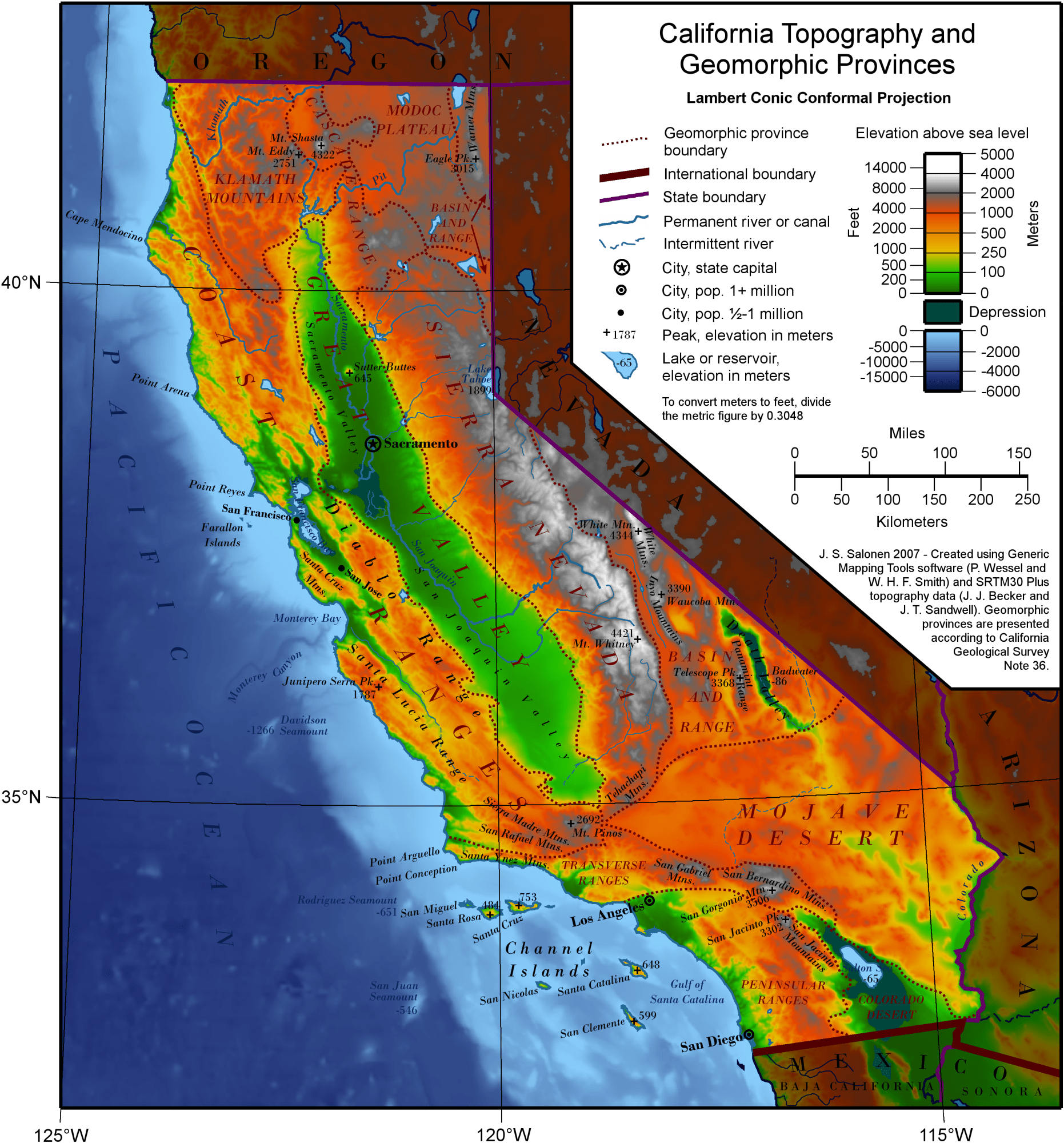 California elevation - SnowBrains