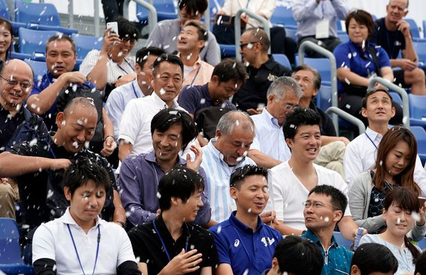 snow guns, snow, olympics, summer, Tokyo, Japan, asia