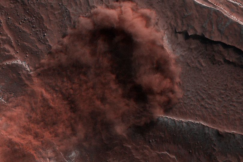 avalanche, nasa, mars,