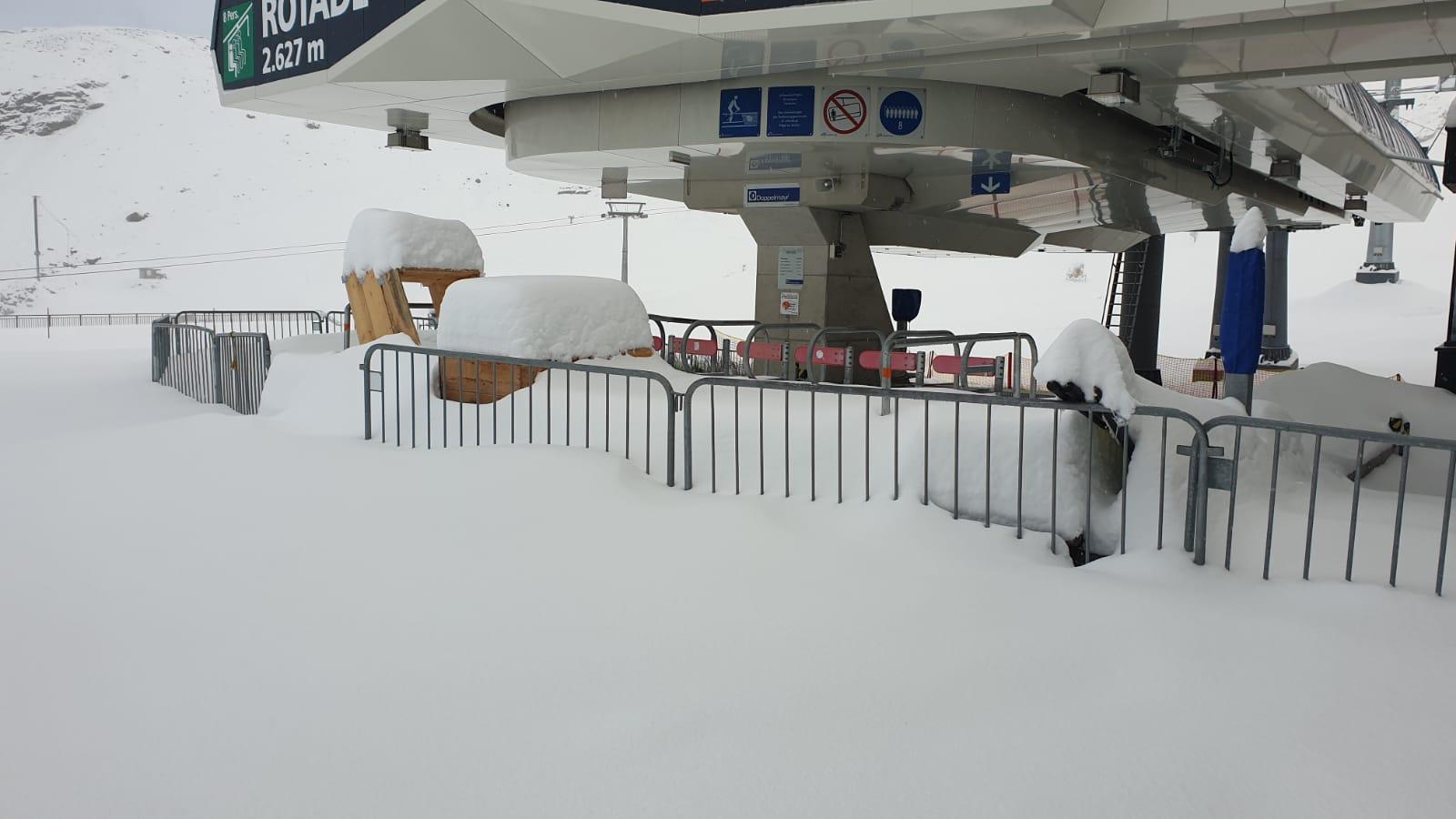 europe, stubaier gletscher, opening early, snow