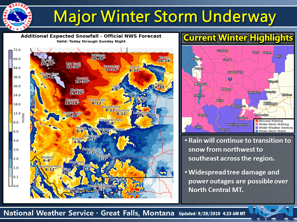 Winter Advisories Issued for 7 Western US States This Weekend Up To