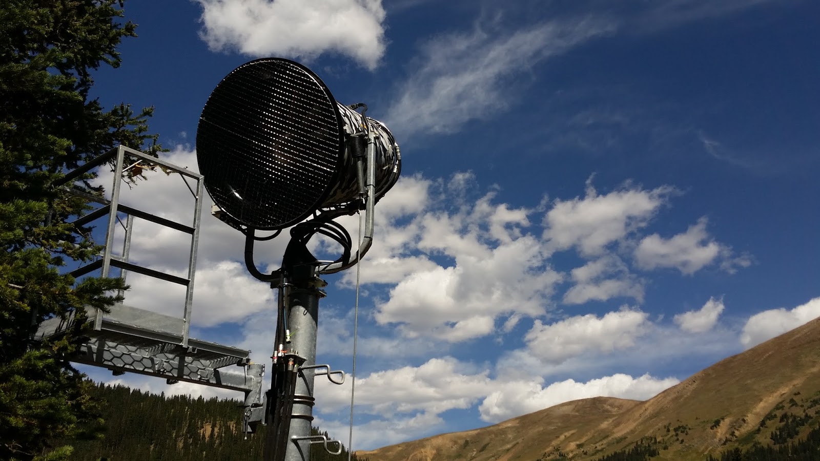 Arapahoe Basin, snow guns, loveland, colorado