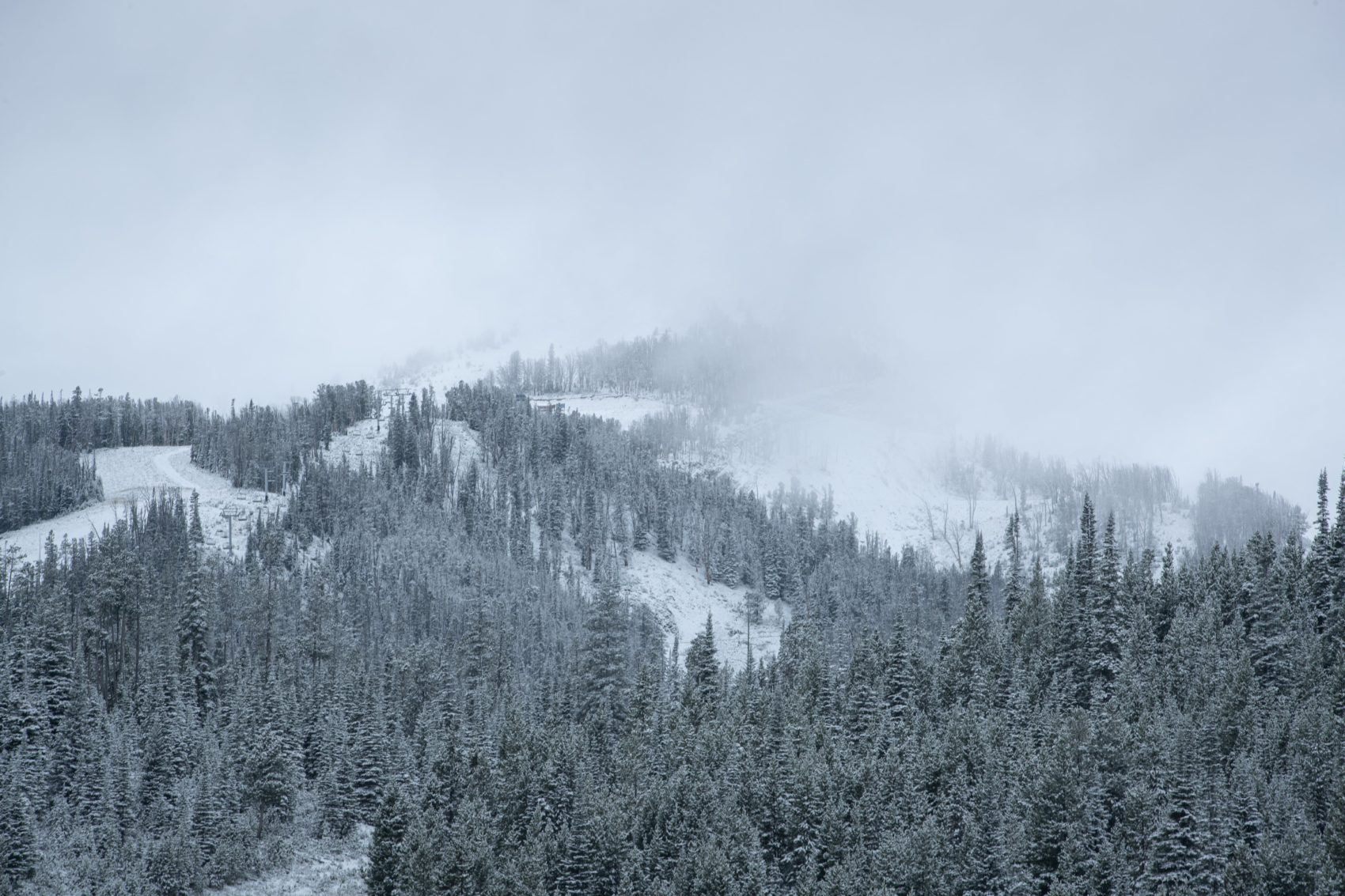 big sky, montana, snow