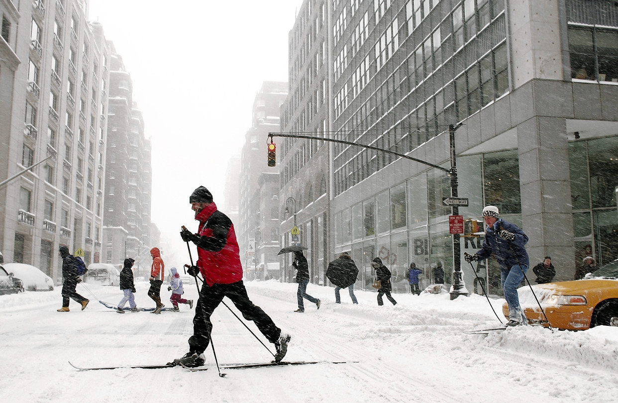 Skiing the Big Apple.