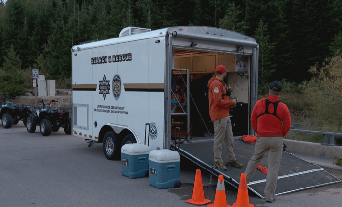 utah, search and rescue, woman struck head falling rocks