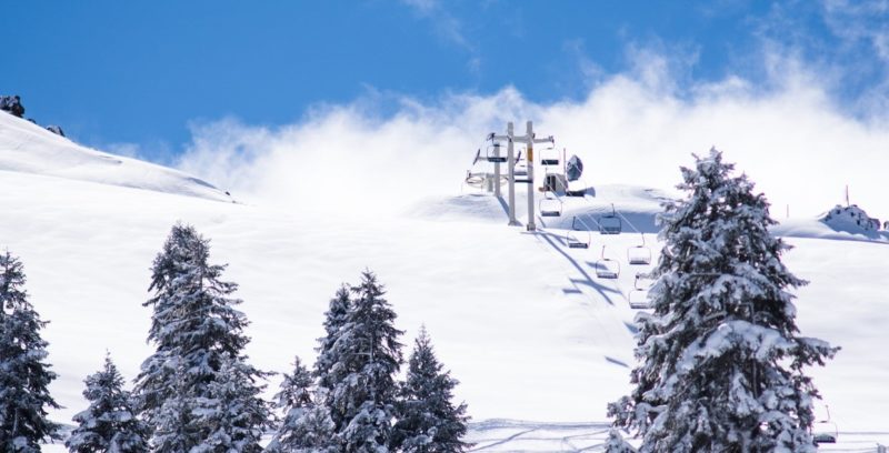 ski resort, china peak, california