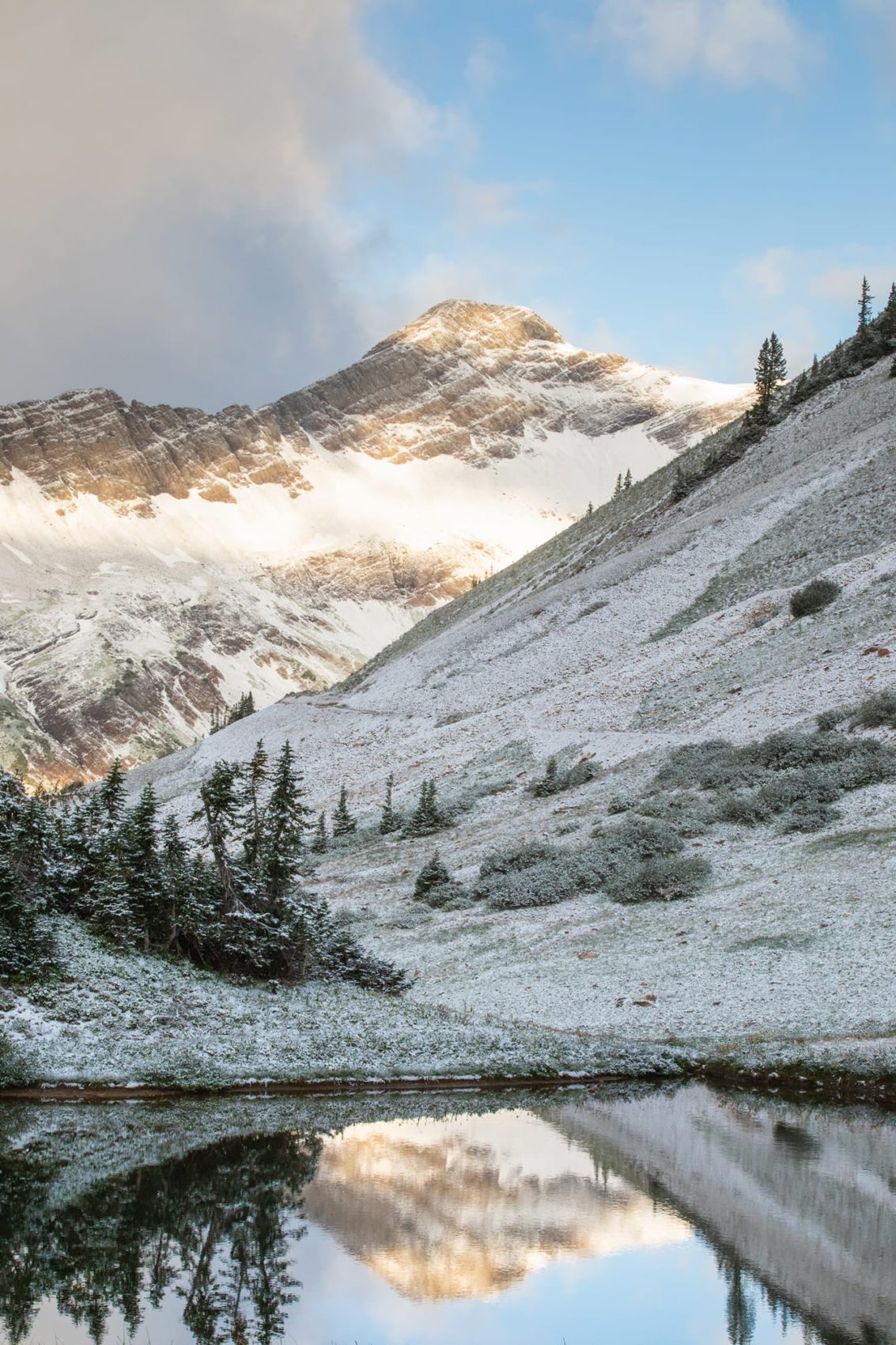 crested butte, colorado, first snow