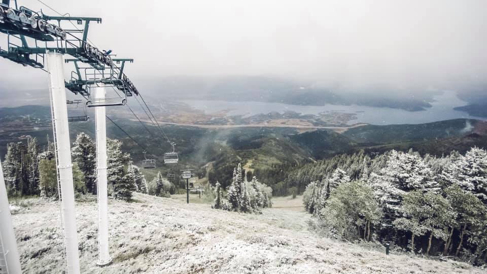 deer valley, Utah, snow, first snow