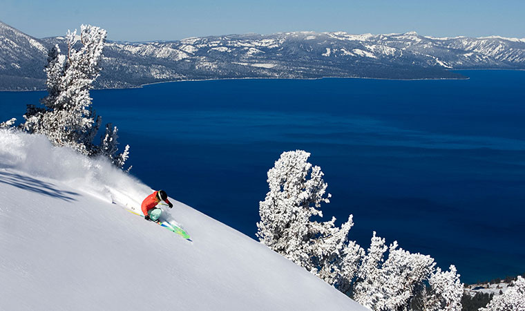 south lake Tahoe, estação de esqui paradisíaca