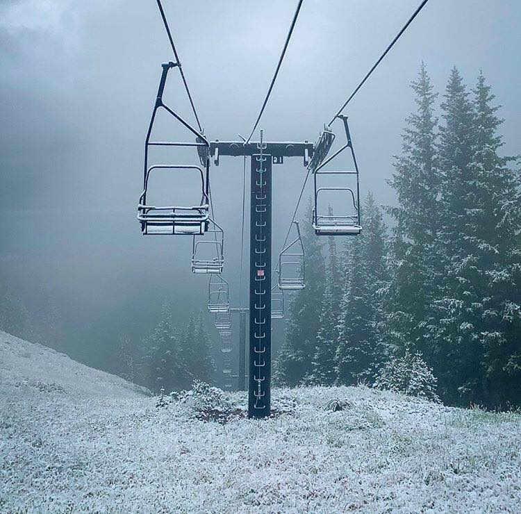 park city, Utah, snow, first snow