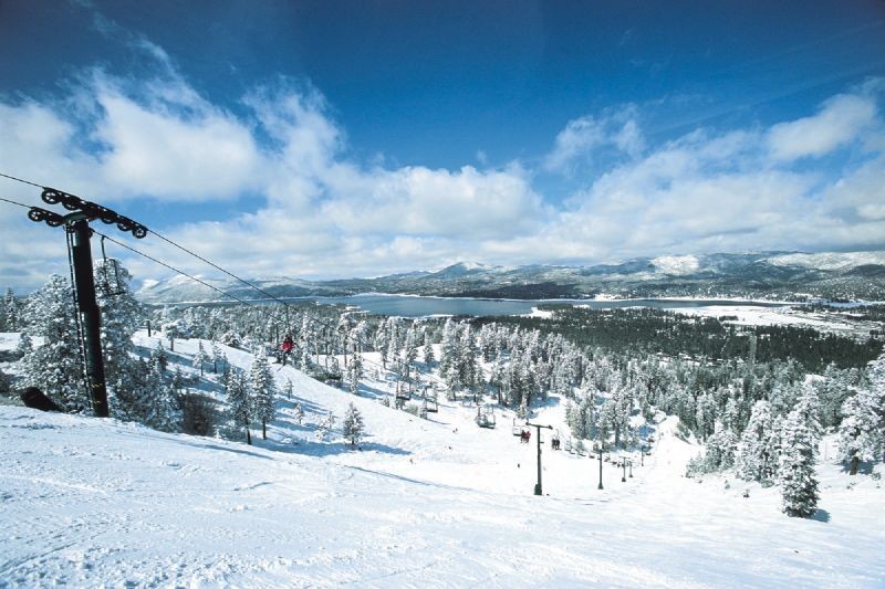 southern CA, ski resort, snow summit