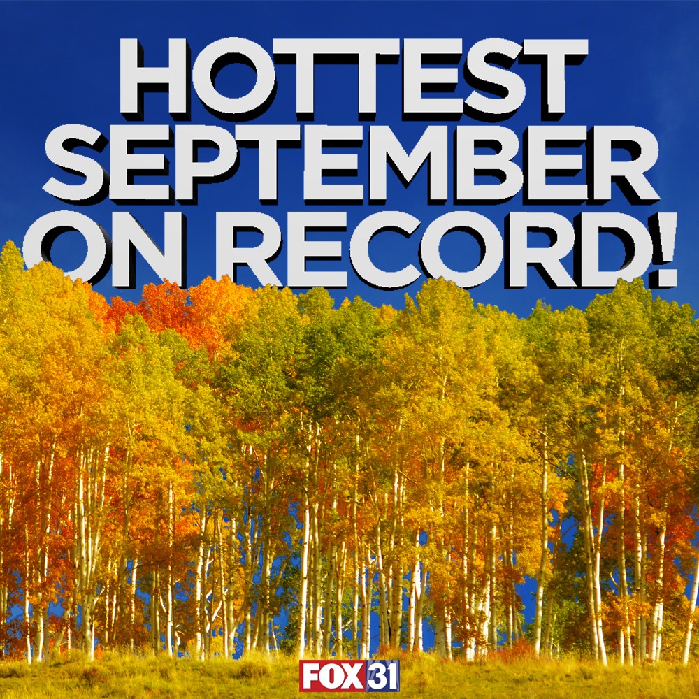 Denver, hottest September recorded, weather, Colorado