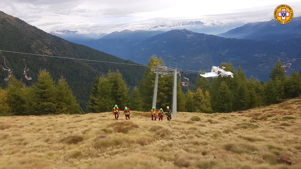 italy, alps, plane crash, chairlift