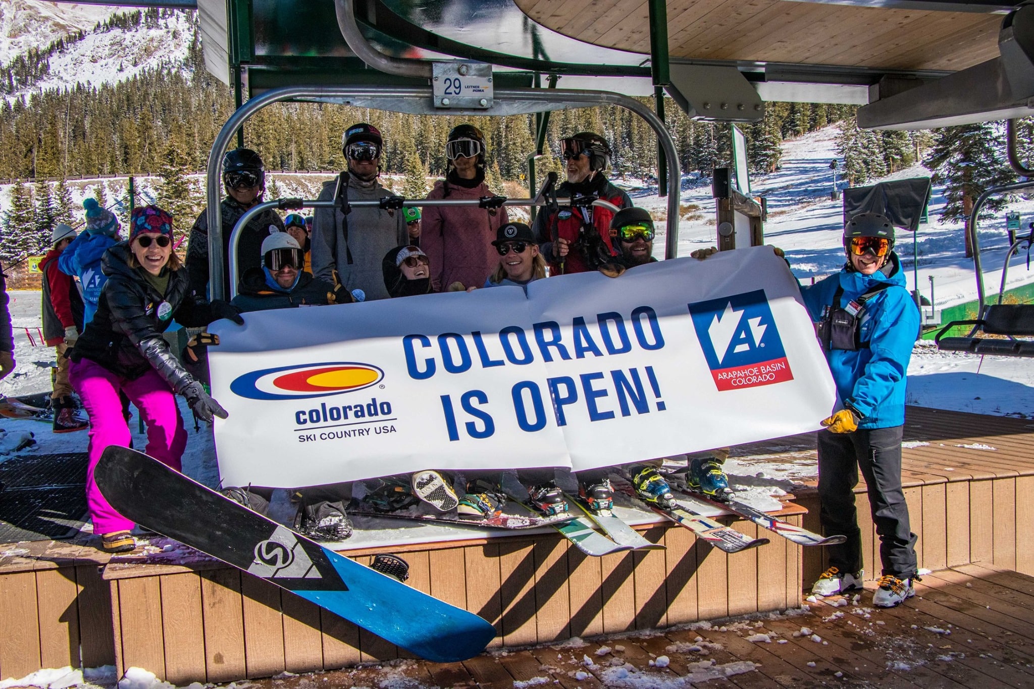 opening day, Arapahoe Basin, colorado, ikon pass