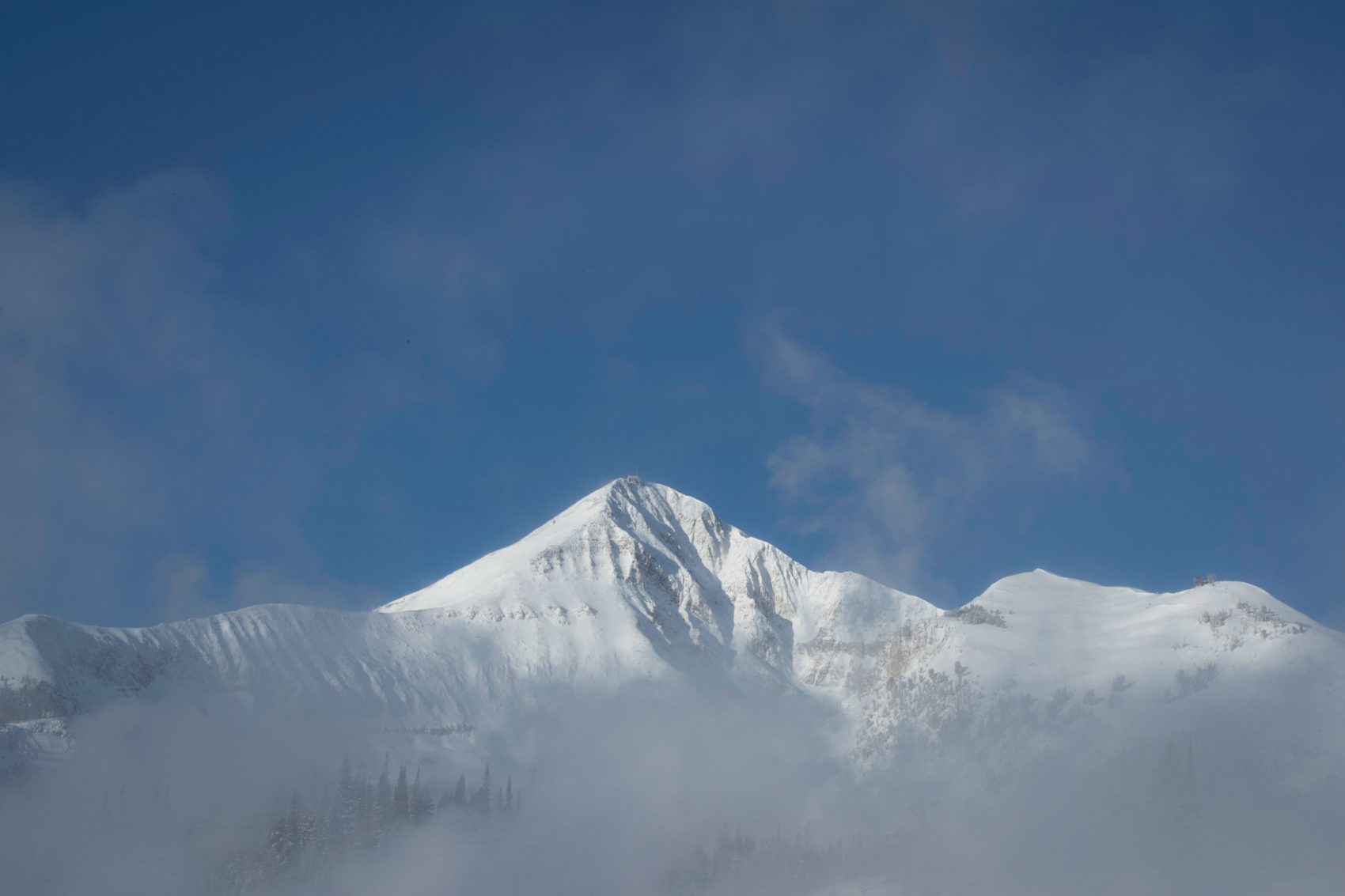 Looks & Feels Like MidWinter At Big Sky Resort, MT 237 Of Average