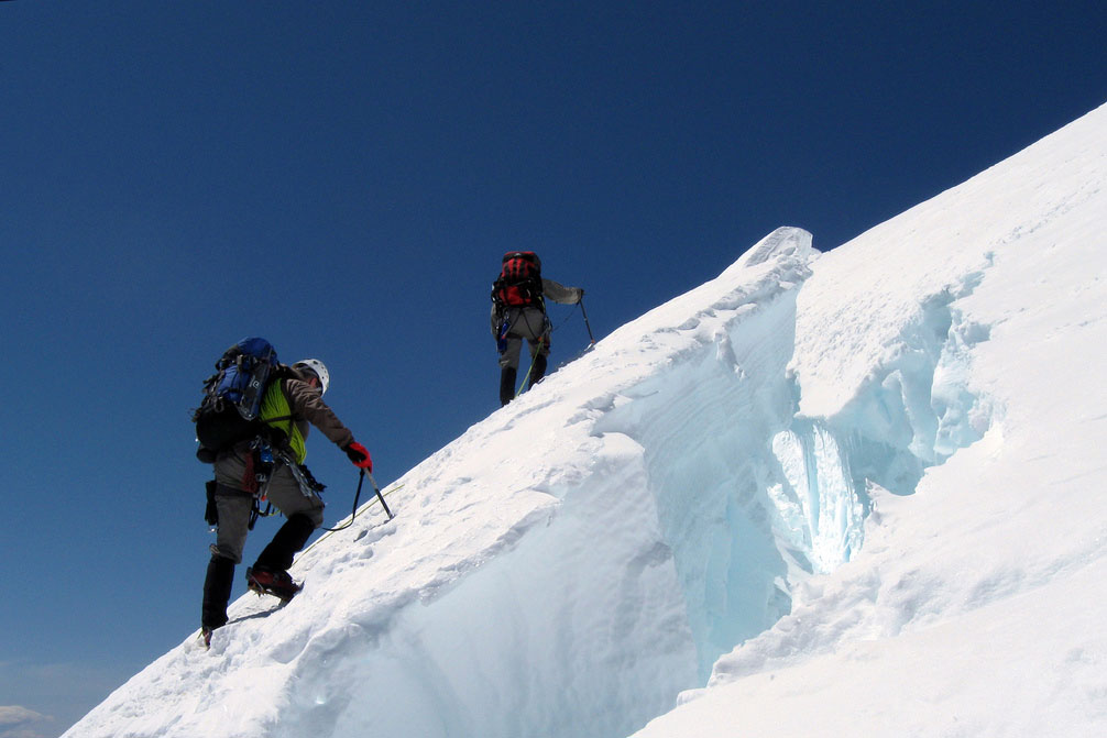 HAPE is one of the greatest dangers when mountain climbing.