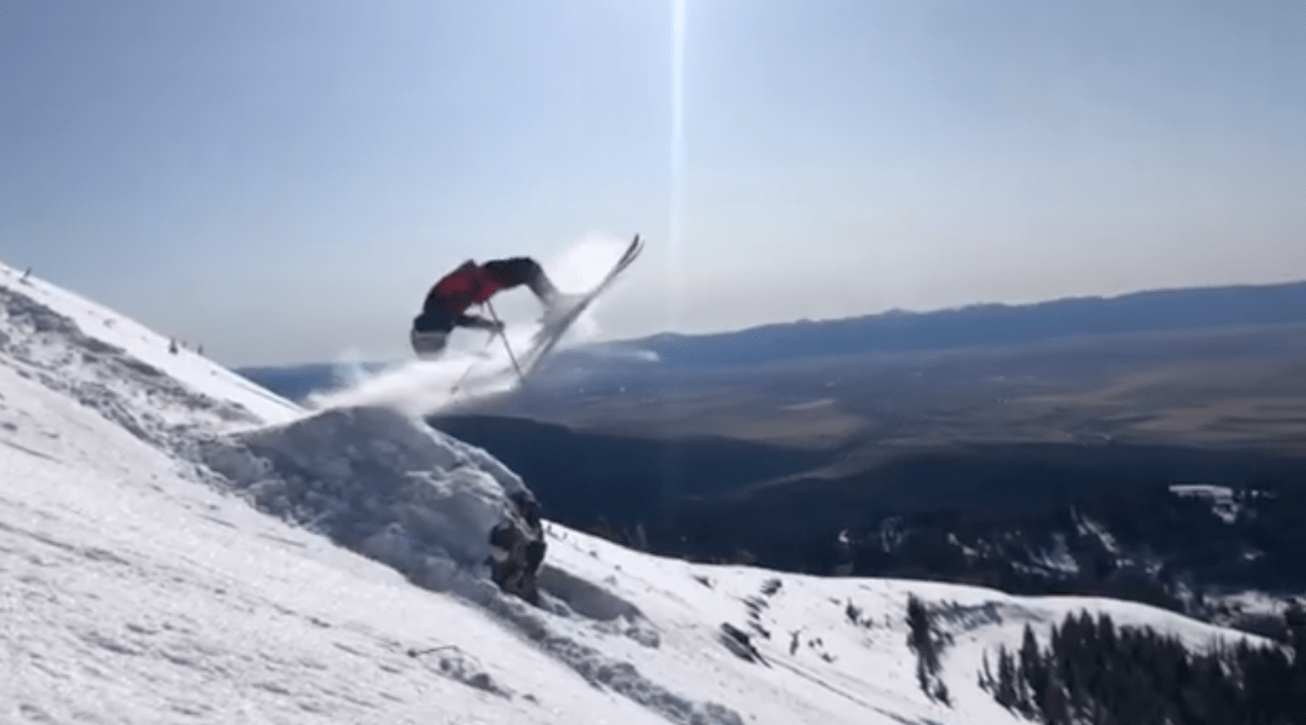 grand Targhee, backflip, powder, wyoming