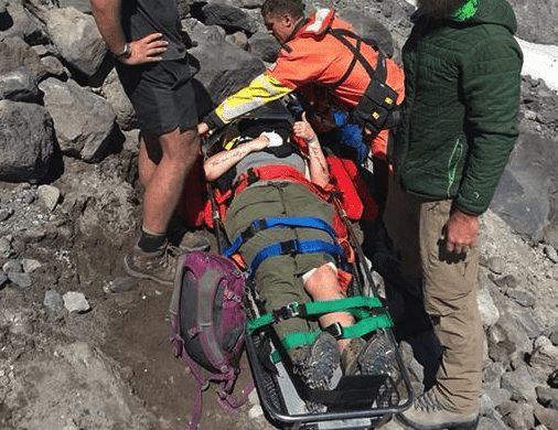 mount St. Helens, washington, climber, fell, survived