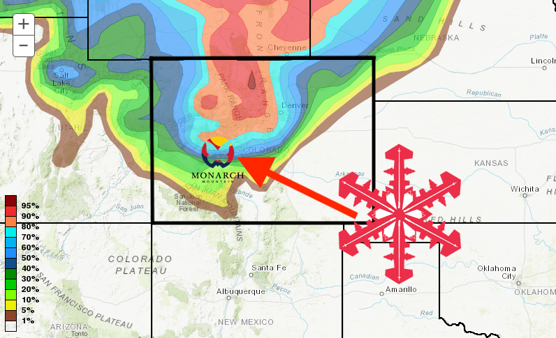 monarch mountain, colorado, noaa, forecast