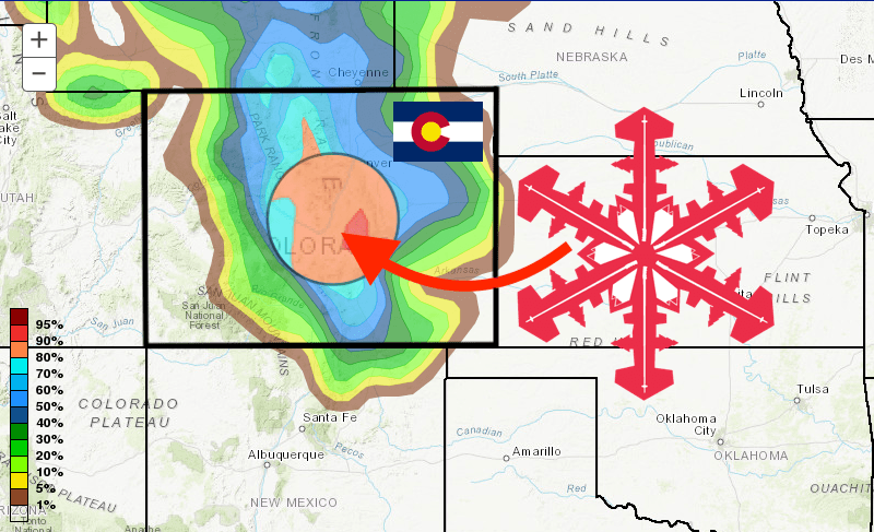 noaa, forecast, colorado, snow