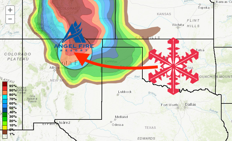 New Mexico, snow, first storm, snow, angel fire