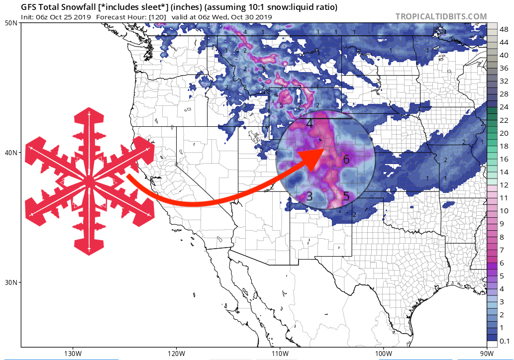 colorado, forecast, snow