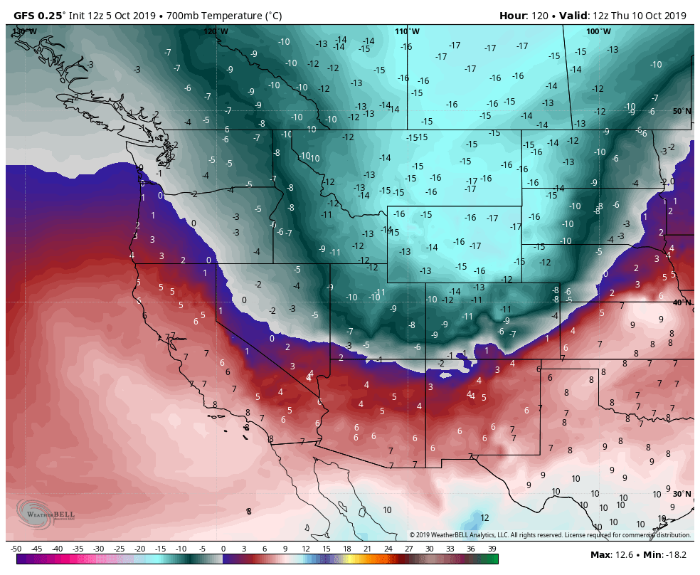 NOAA Winter Storm Warning For Southern Montana Mountains Could See