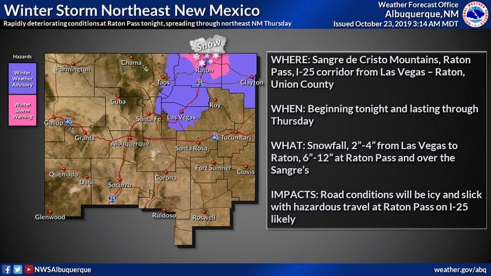 New Mexico, snow, first storm, snow, angel fire