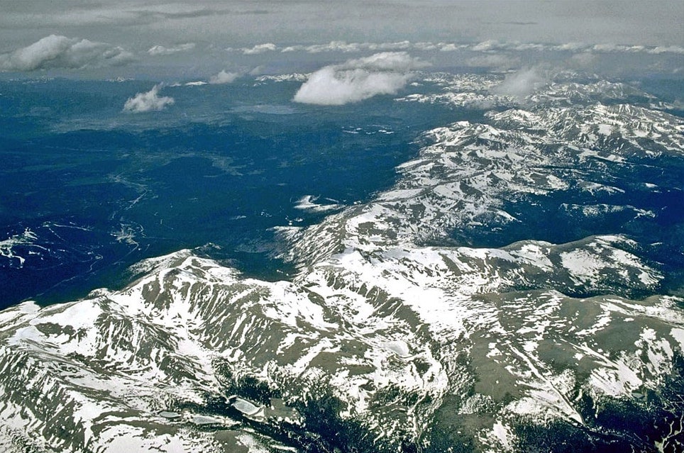 continental divide, wall, colorado