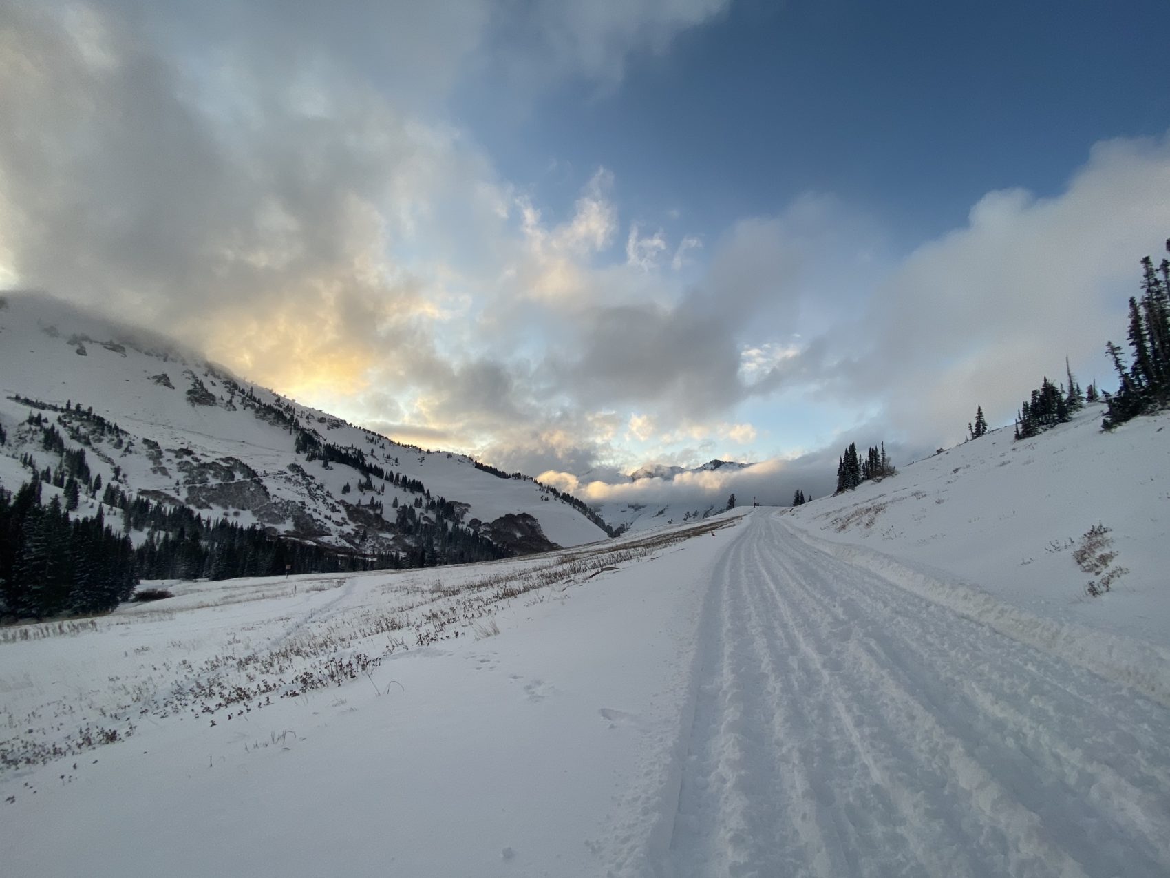 Summer road, Alta UT