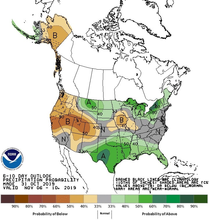 noaa, california, outlook