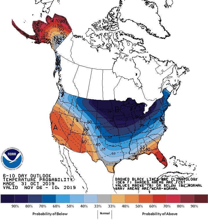 noaa, california, outlook