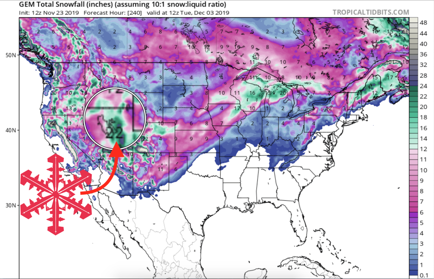 alta snow totals