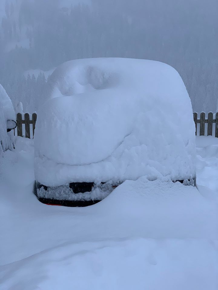 New snow in the alps 