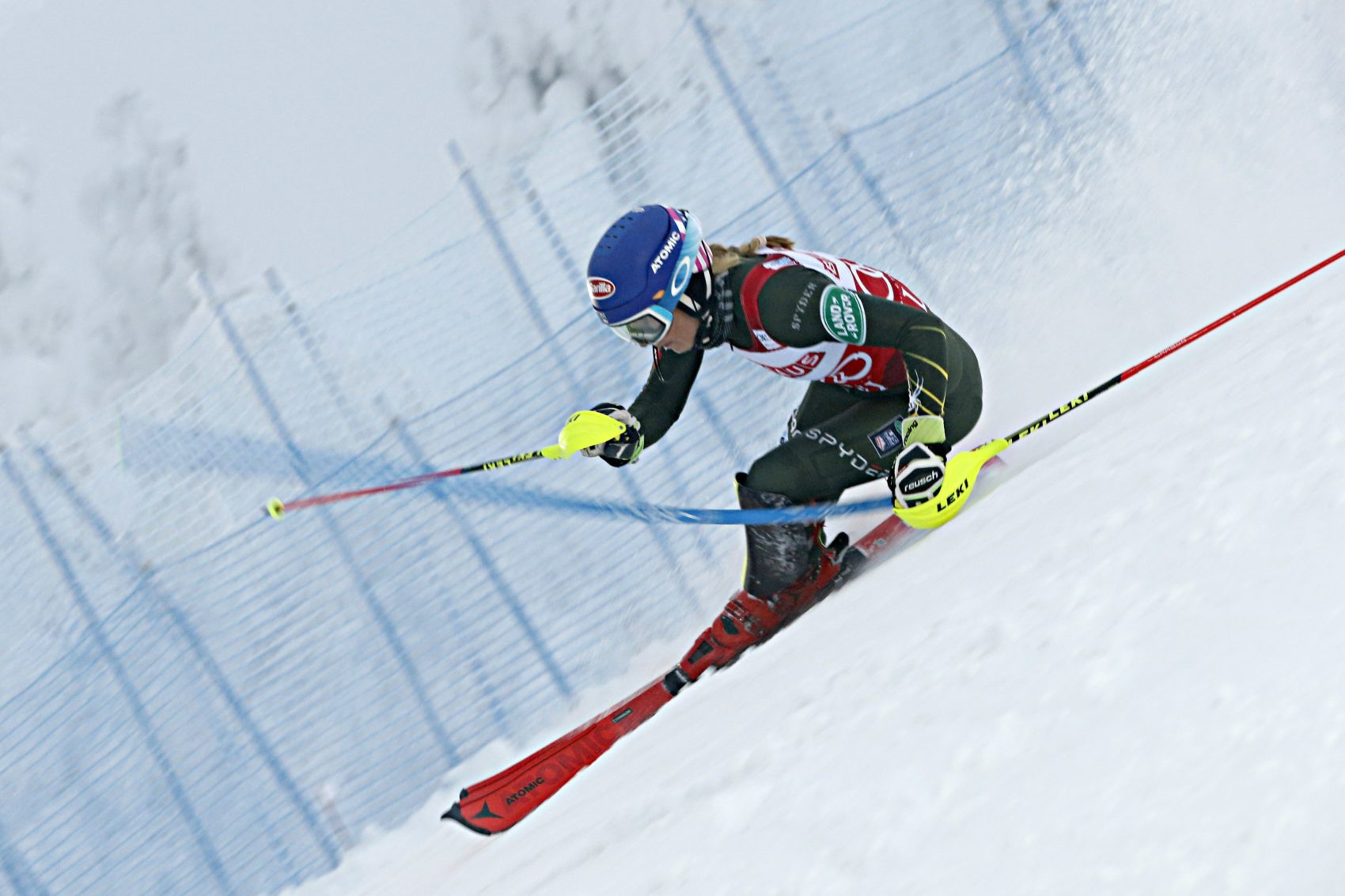 Mikaela Shiffrin, slalom, Levi, Finland 