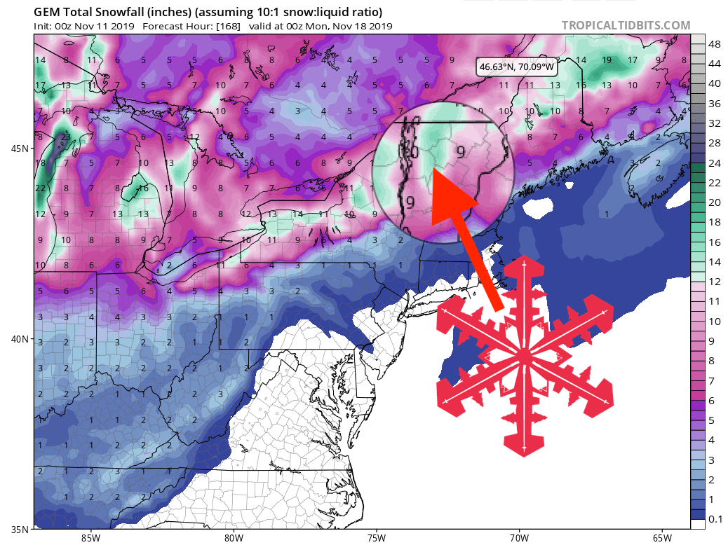 NOAA Winter Storm Warning for Vermont Ski Areas Can Expect Over a